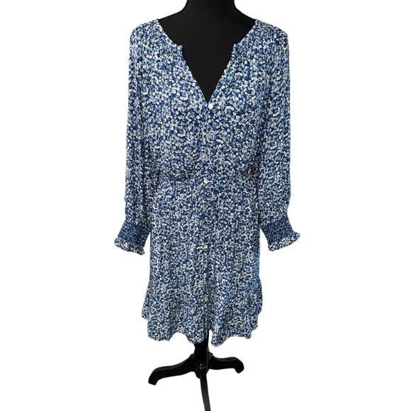 NWT! Rails Eliza Floral Flowy Dress in Ice Chrysanthemum - Size Medium - Picture 6 of 9